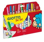 Viltstiften Giotto Viltstiften Giotto Bebe' 18 stuks