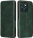 Techsuit Hoesje geschikt voor HONOR X8c - Safe+ Book Wallet Case - Donkergroen