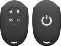 kwmobile autosleutel hoesje geschikt voor Fiat 500E 4-knops autosleutel hoes - TPU autosleutel behuizing - Beschermende auto sleutel case - Sleuteletui in mat zwart