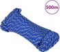 vidaXL Boottouw 5 mm 500 m polypropyleen blauw