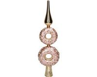 Kersten HD Collection piek glas donut 33cm roze