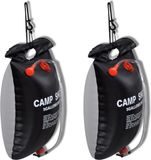 vidaXL Campingdouches - 2 stuks - Solar - 20 L - Zwart
