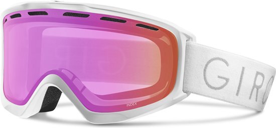 Giro Index Unisex Skibril - White Core Light/Ambr Pnk - White