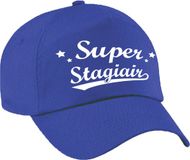 Bellatio Decorations Petje Baseballcap Blauw Volwassenen