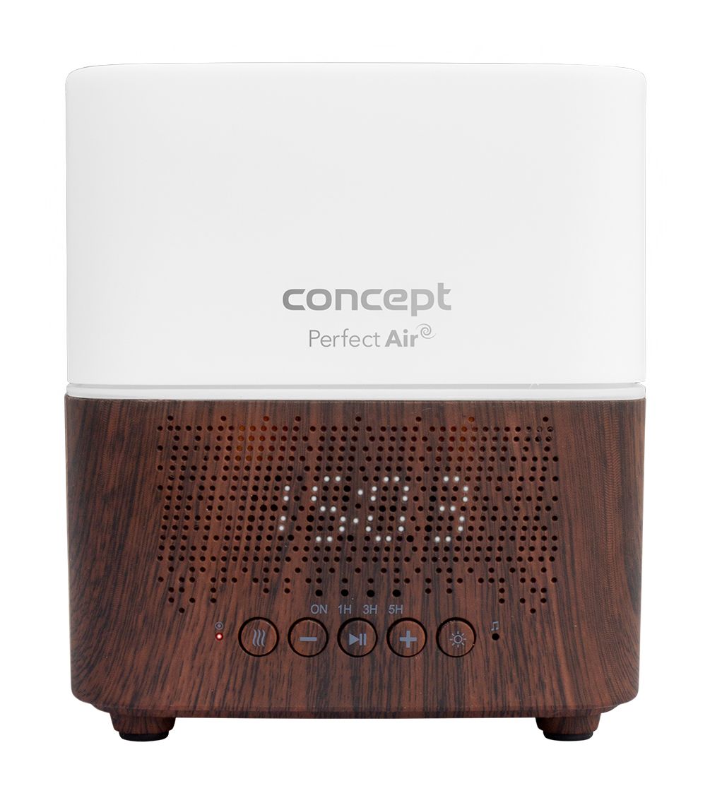 Concept DF2011 Ultrasonic Aroma Diffuser - Wood - 50 m² - 0.3L - Bluetooth