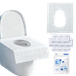 YIJINCHAN Couvercles de siège de toilette jetables - 10 pièces