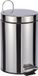 Merkloos / Sans marque ZD Trading Pedaalemmer - Zilver - 3 liter - RVS