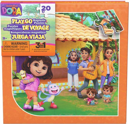Top1Toys Spin Master – Puzzelboek – 3x20 Magnetische Puzzels – 17x17 cm
