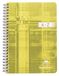 Clairefontaine 8549C - Pak met 5 Alfabet notitieboek met Spiraalbinding - A5 14,8x21 cm - 180 Pagina’s Kleine Ruitjes - Wit Papier 90 g - Omslag Gecoat Karton - Willekeurige Kleuren