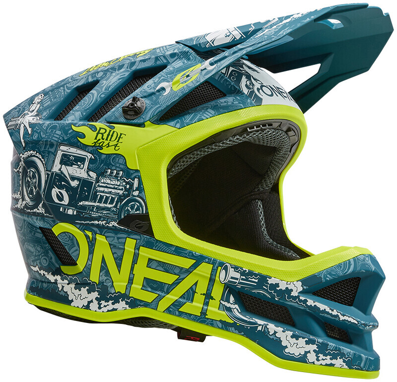 O'Neal Blade Polyacrylite Helm Delta, petrol/groen