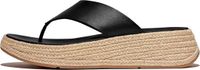 Fitflop F-mode Espadrille dames espadrille - Zwart - Maat 42