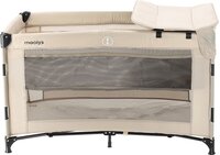 Mooiys Luxe Campingbed - Cream - Inclusief verschoonblad