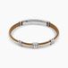 Icecat Bracelet Cuir De Vache Marron