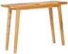 vidaXL Eettafel Naturel Massief Mango Hout 100 x 35 x 75 cm