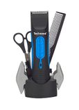 Techwood TTS-880 scheer-, knip- en trimapparaat Zwart, Blauw