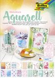 Folia Motiefblok Aquarel, 240 x 340 mm, 20 vel, Multicolour