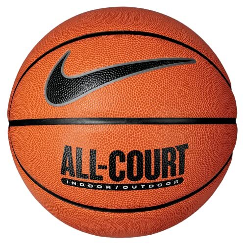 Nike Unisex - volwassenen 9017/3Everyday basketbal, 855 amber/zwart/metallic Sillv, 7
