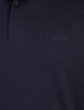 Hugo Boss polo lange mouw donkerblauw