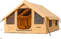 Vevor Opblaasbare Tent voor Kamperen 5-8 Personen Glamping Tent 4x3x2.2m Geel