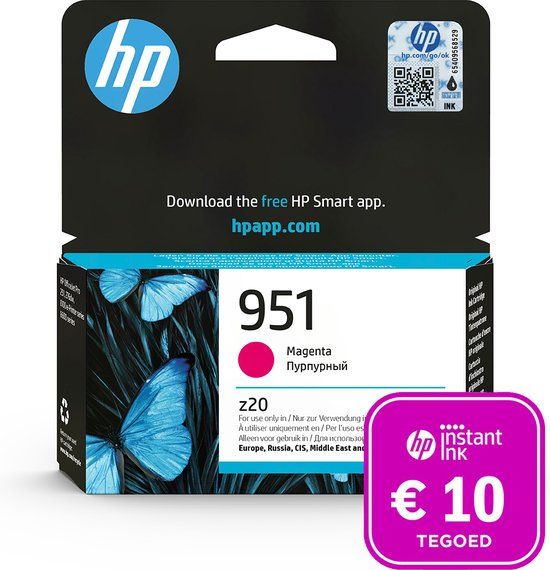 HP 951 Magenta Ink Cartridge + Instant Ink Credit