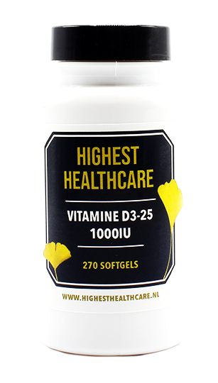 Highest Healthcare Highest Healthcare Vitamine D3-25 1000IU Softgels