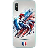 Xiaomi Bedrukt siliconen hoesje compatibel met Xiaomi Redmi 9A, Xiaomi Redmi 9AT, Xiaomi Redmi 9i Coq francais