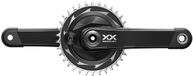 Sram Xxs Eagle Spider Q174 Cl55 Dub Crankstel Met Vermogensmeter Zilver 170 mm / 34t