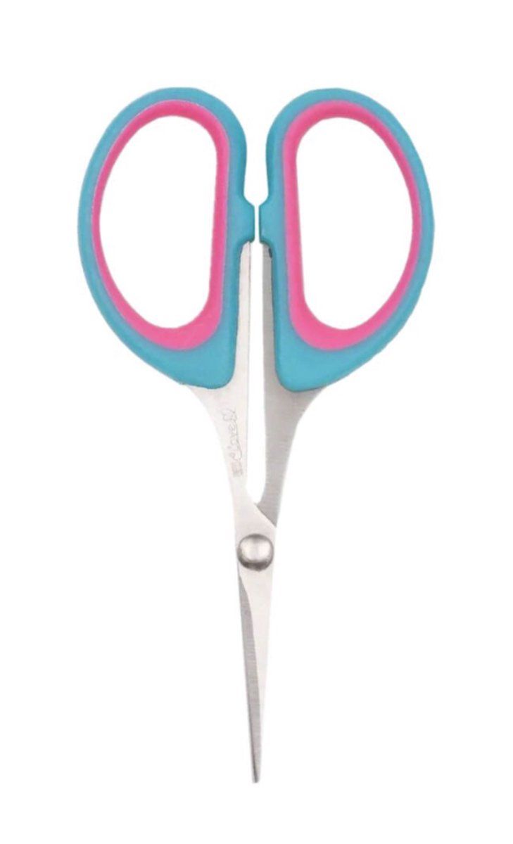 Prym Love borduurschaar 10cm groen, roze