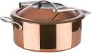 APS Chafing-Dish 4-delig Brons Cilinder Roestvrij staal Glas