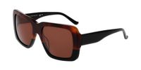 Dkny Donna Karan DO518S Dark tortoise/black gradient 55/19/140 Vrouwen Zonnebrillen