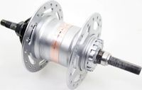 Shimano Versnellingsnaaf Nexus 3 SG-3R40 V-brake / Rollerbrake - 36 gaats - Zilver