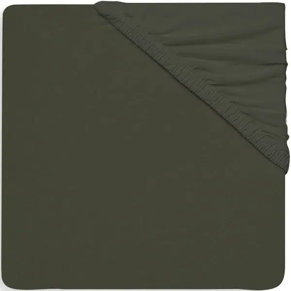 Jollein Hoeslaken Jersey Wieg 40/50x80/90cm | Leaf Green 2-pack