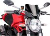 Puig Carenabris Nieuwe Generatie Sportwindscherm Ducati Monster 1200/1200 R/1200 S/797/821 Zwart