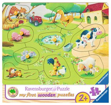 Ravensburger Kleiner Bauernhof - Houten Puzzel - Boerderij - 2018
