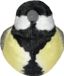 Wild Republic Knuffel Koolmees met Geluid - 16 cm