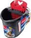 Vileda SuperMocio Revolution Sistema dweilsysteem & -emmer Enkel reservoir Zwart, Rood, Wit