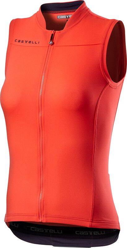 Castelli Anima 3 Sleeveless Jersey Women - brilliant pink/dark steel blue