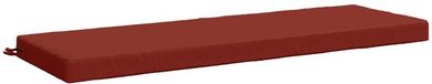 vidaXL Coussin de banc SOEST 100% Polyester Rouge 150 x 50 x 8 cm