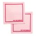 Vondels cocktail servet pop the bubbles pink (set van 2)