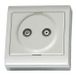 Elektrische Legrand Elektrische mechanismen - serie LG-80 Focus - 0200500 TV FM-basis met wit oppervlak