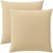 vidaXL Kussensloop 2 stuks Heerlen beige 80 x 80 cm polyester