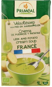 Primeal Aardappel prei soep uit frankrijk bio 1 L