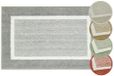 andiamo Maui Badmat, antislip, zacht en wollig, douchemat voor badkamer, antislip, wasbaar, set, 40 x 60 cm + 60 x 100 cm, grijs