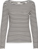 Ichi IHCELLA LS Dames Trui - CLOUD/METEOITE STRIPE - Maat XL