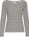 Ichi IHCELLA LS Dames Trui - CLOUD/METEOITE STRIPE - Maat XL