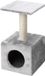 Ebi Classic Tree Abey Poteau griffoir - Gris - 30 x 30 x 60 cm