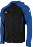 Stanno Stadio Hooded Full Zip Top - Zwart/Blauw - XXXL