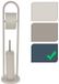 Excellent Toiletset + toiletborstel 80 cm bleu foncé