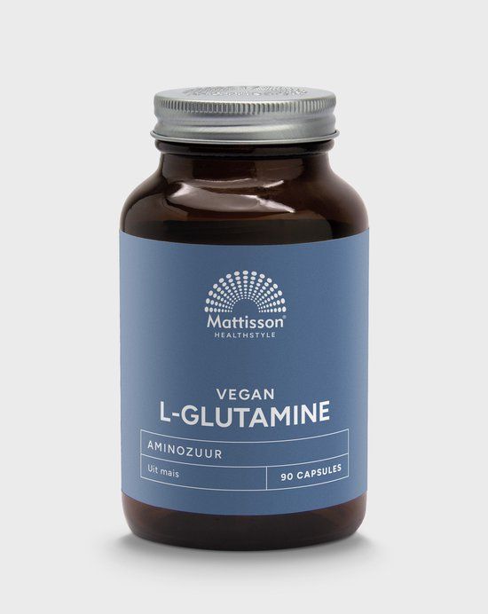 Mattisson HealthStyle Mattisson L-Glutamine 500mg Aminozuur Voedingssupplement 90 Capsules