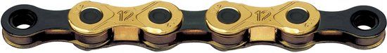 KMC Ketting X12 12v 126L waxed goud/zwart